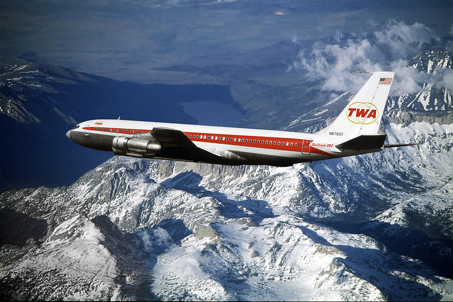 Classic Twa Boeing 707 Photograph by Erik Simonsen