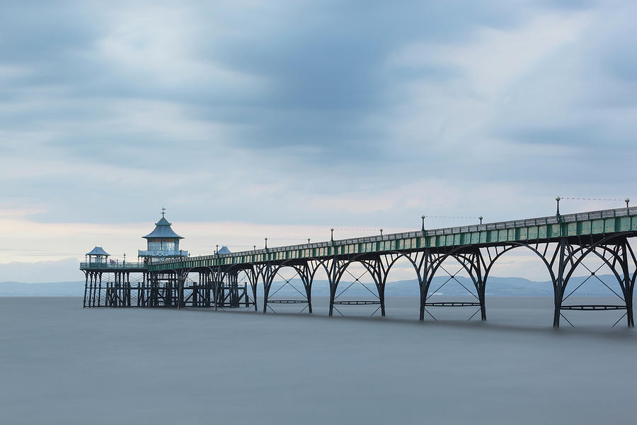 Clevedon Pier In Somerset #1 Photograph by Nick Cable