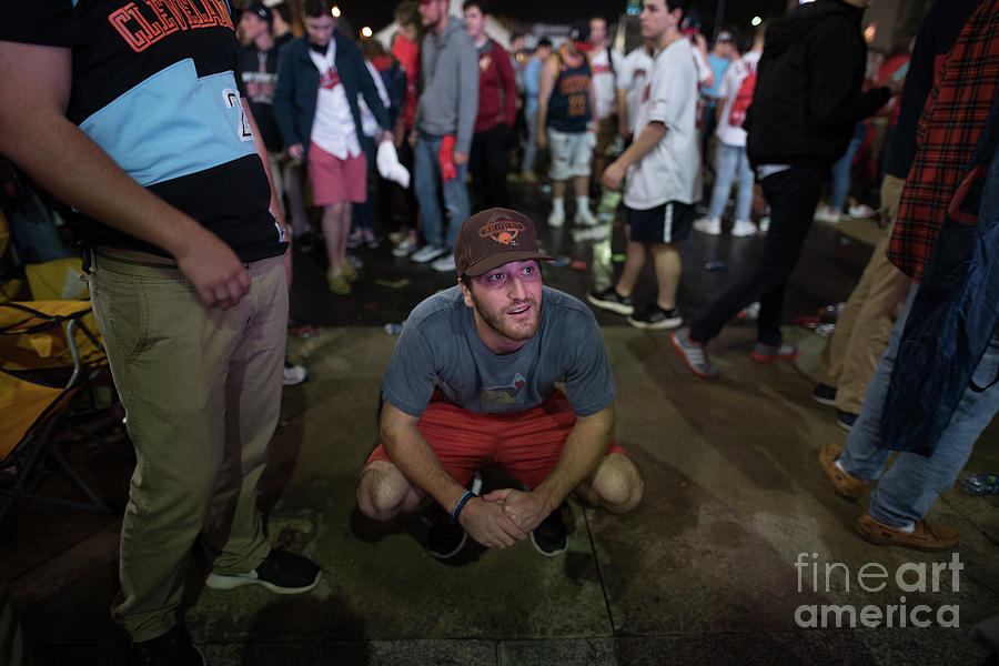 Cleveland Indians Fans Gather To The Photograph by Justin Merriman Cleveland Indians Fans Gather To The Photograph by Justin Merriman