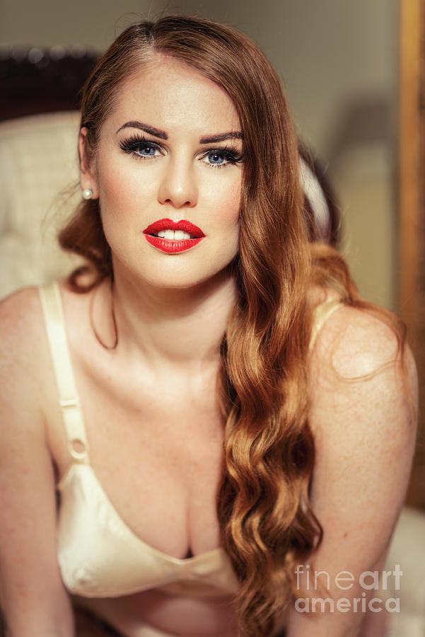 Woman Photograph - Close Up Of Beautiful Woman by Amanda Elwell Woman Photograph - Close Up Of Beautiful Woman by Amanda Elwell
