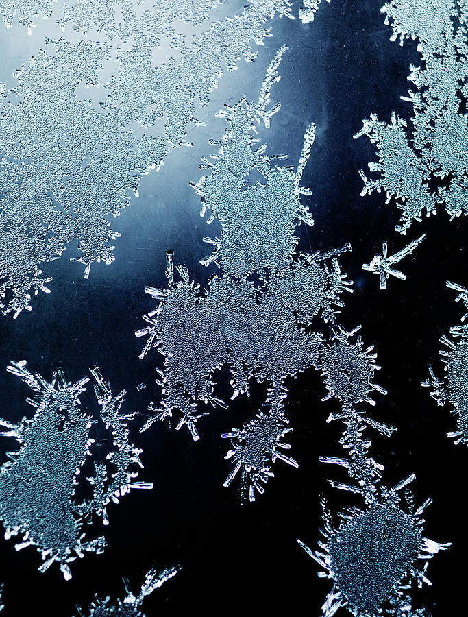 Close Up Of Ice Crystals #1 Photograph by Henrik Sorensen
