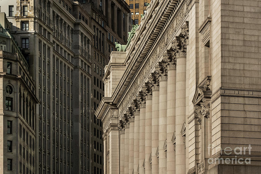 Close-up view of historical and modern skyscrapers in Financial by Edi Chen Close-up view of historical and modern skyscrapers in Financial by Edi Chen