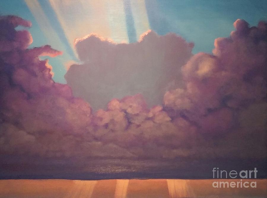 Cloud Art #1 Painting by Cynthia Vaught