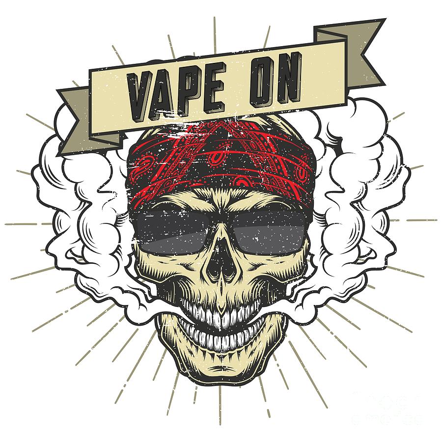 Cloud Chaser Vaping Rocker Vape On Digital Art by Mister Tee - Fine Art ...