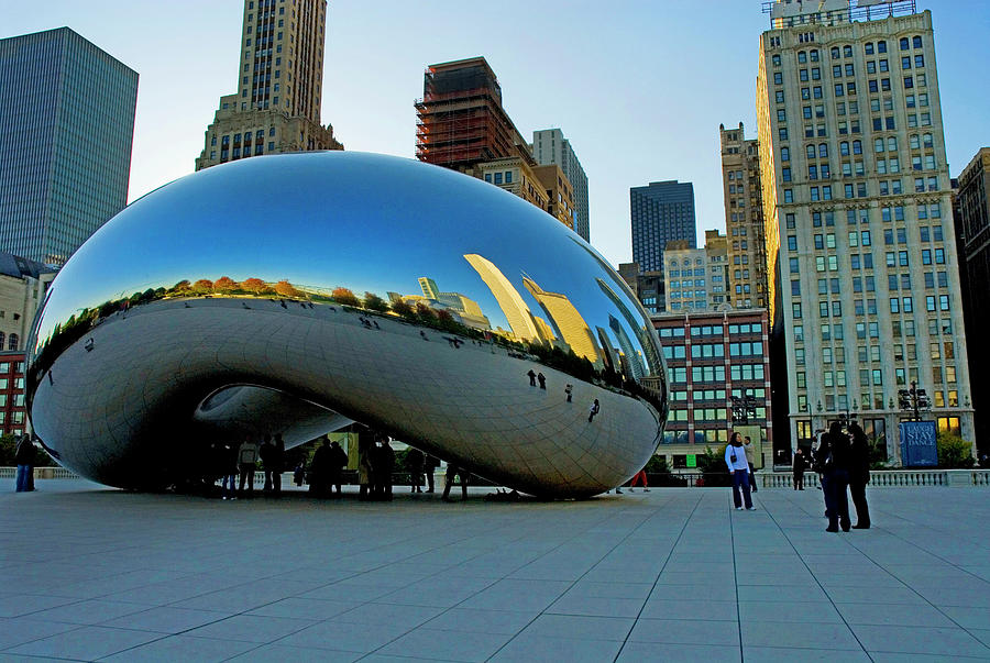 Cloud Gate, Chicago, Illinois #1 Digital Art by Glowcam