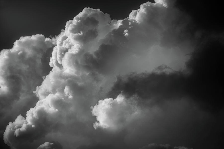 Clouds 5 In Black and White Photograph by Greg and Chrystal Mimbs