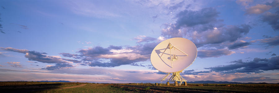 Clouds Over A Radio Telescope #1 Photograph by Panoramic Images