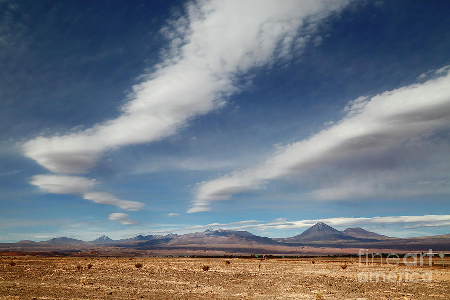 Cloudscape over the Atacama Desert Chile Photograph by James Brunker