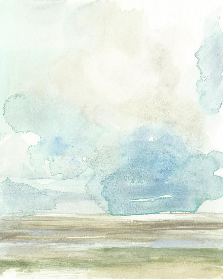 Landscape Painting - Clouds Over The Marsh I #1 by Jennifer Goldberger
