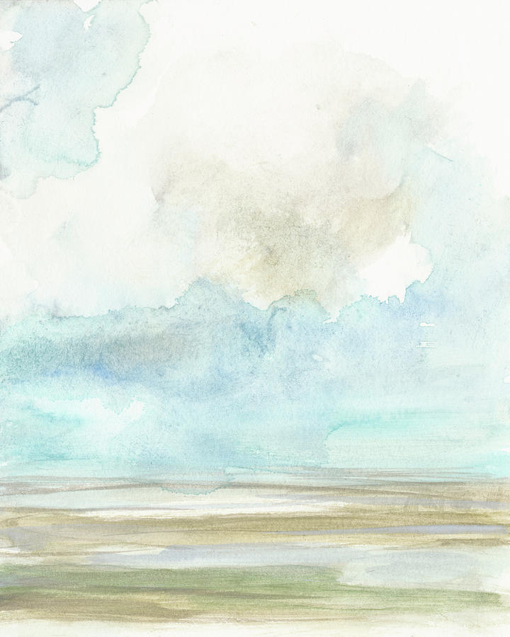 Landscape Painting - Clouds Over The Marsh II #1 by Jennifer Goldberger