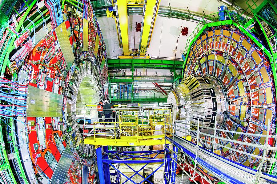 Cms Beampipe Removal In Long Shutdown 2 At Cern Photograph by Cern