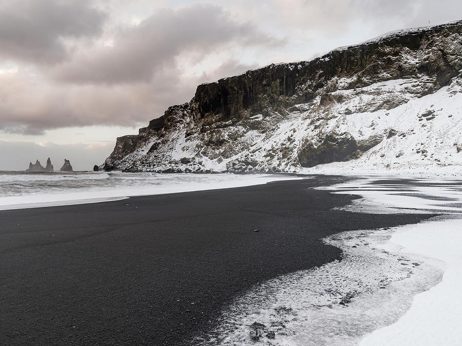 Coast Near Vik Y Myrdal During Winter Photograph by Martin Zwick - Fine ...