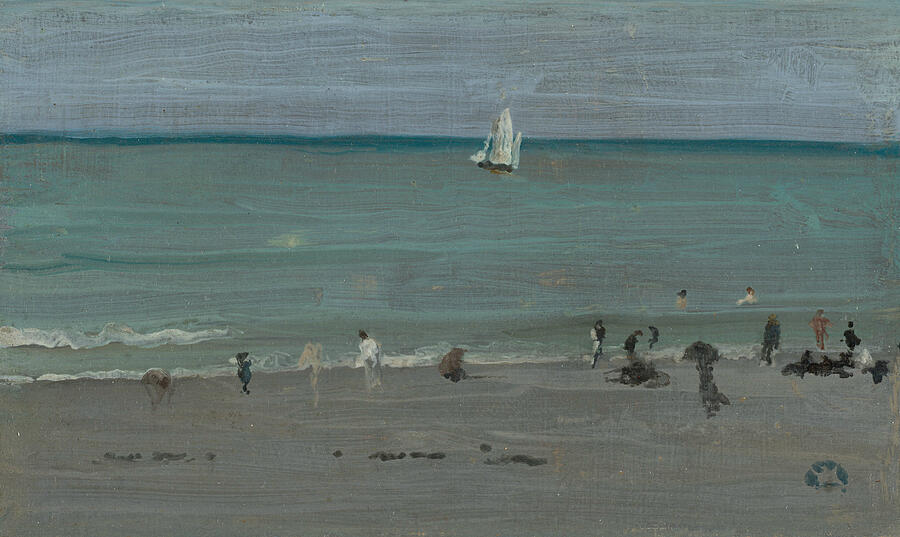 Coast Scene, Bathers by James Abbott McNeill Whistler Coast Scene, Bathers by James Abbott McNeill Whistler