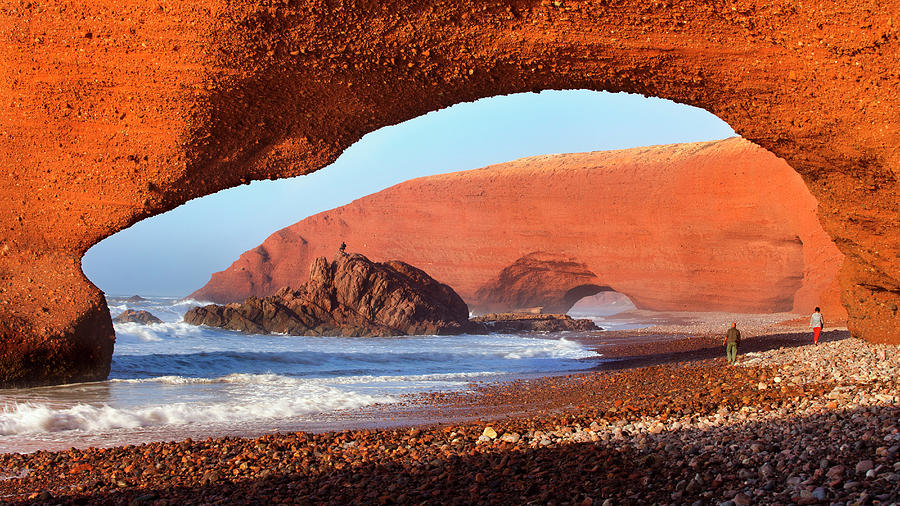Coastal Natural Arches, Morocco #1 Digital Art by Massimo Ripani
