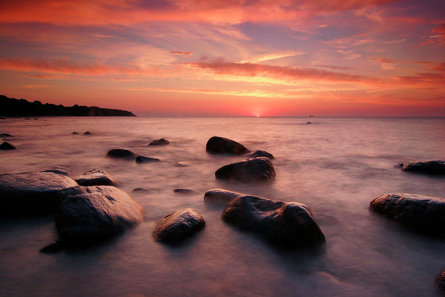 Coastal Sunset #1 Photograph by Avtg