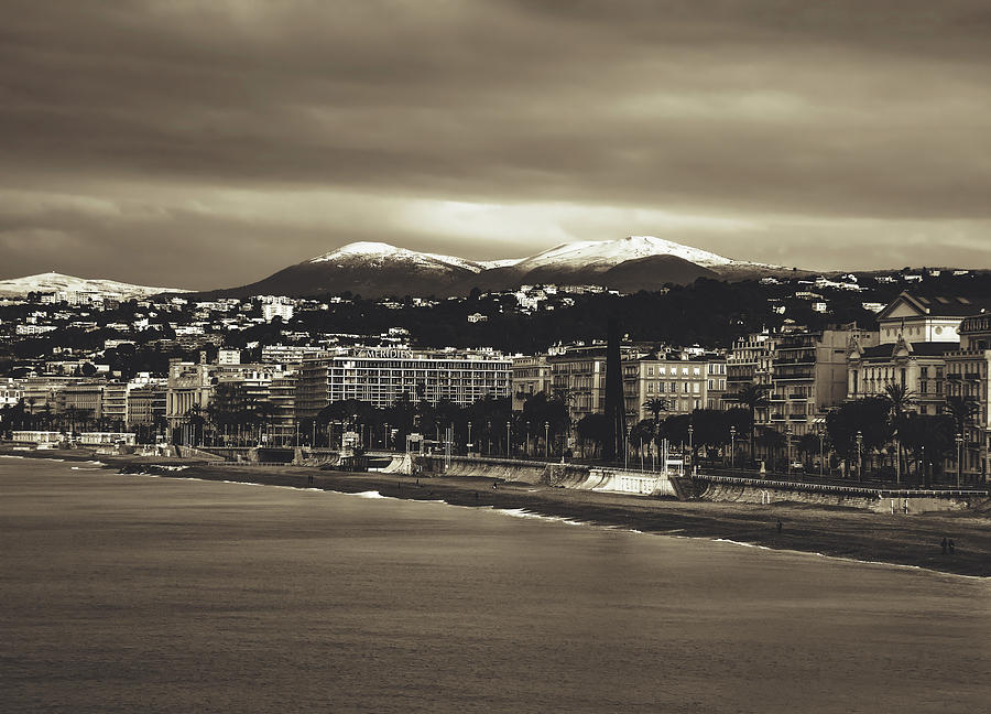 Landmark Photograph - Coastline Of Nice #1 by Mountain Dreams