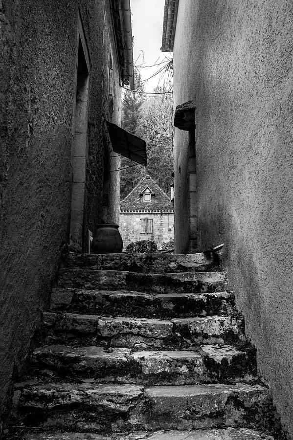 Cobbled Streets of Saint Cirq Lapopie #1 Photograph by Georgia Clare