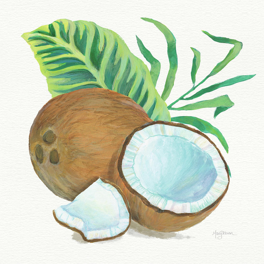 Coconut Painting - Coconut Palm II #1 by Mary Urban