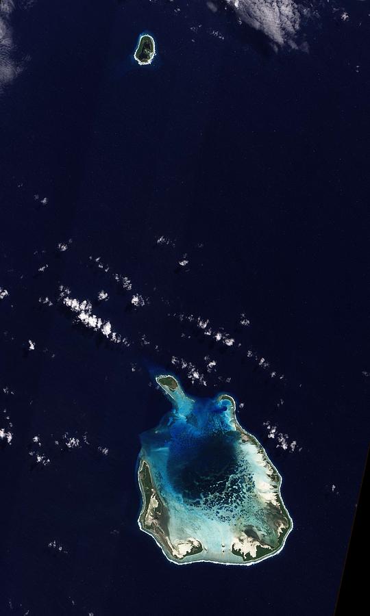 Cocos Keeling Islands by NASA #1 Painting by Celestial Images