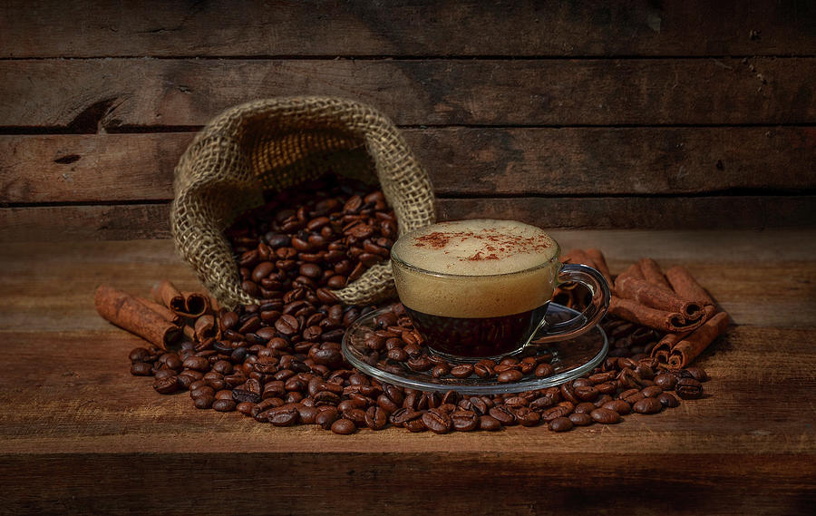 Coffee Photograph - Coffee Time #1 by Margareth Perfoncio