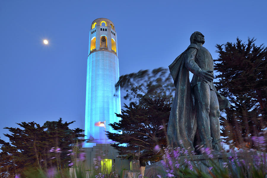 Coit Tower In San Francisco #1 Digital Art by Heeb Photos