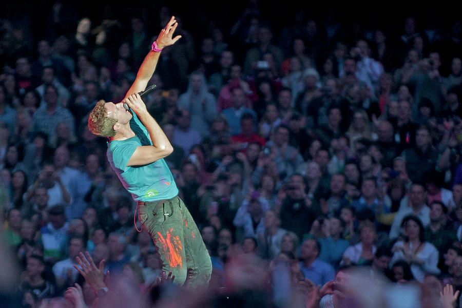 Coldplay Photograph - Coldplay Perform At Emirates Stadium In #1 by Neil Lupin