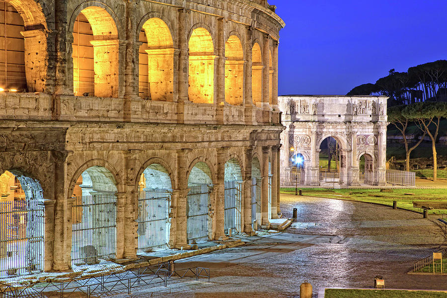 Coliseum, Roman Forum, Rome, Italy #1 Digital Art by Maurizio Rellini