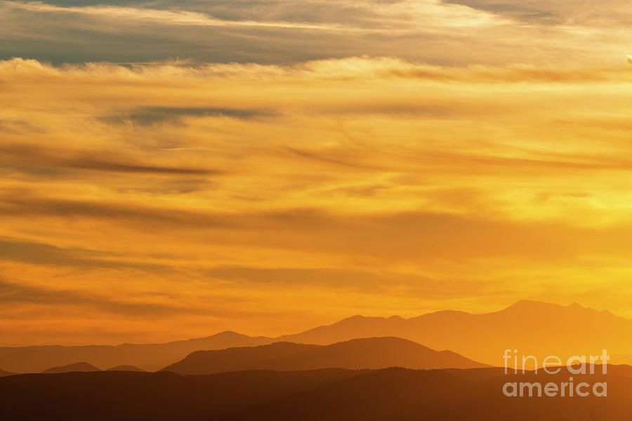 Collegiate Peaks Sunset #1 Photograph by Steven Krull