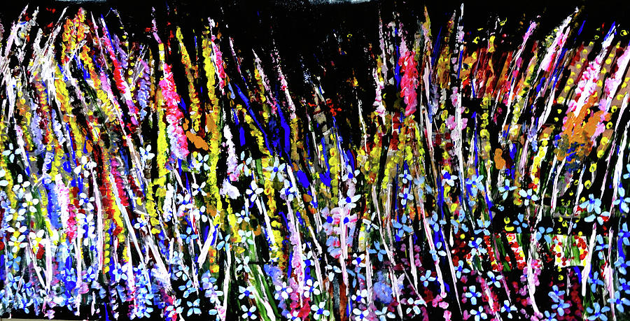 Color Abstraction-4 #4 Painting by Anand Swaroop Manchiraju