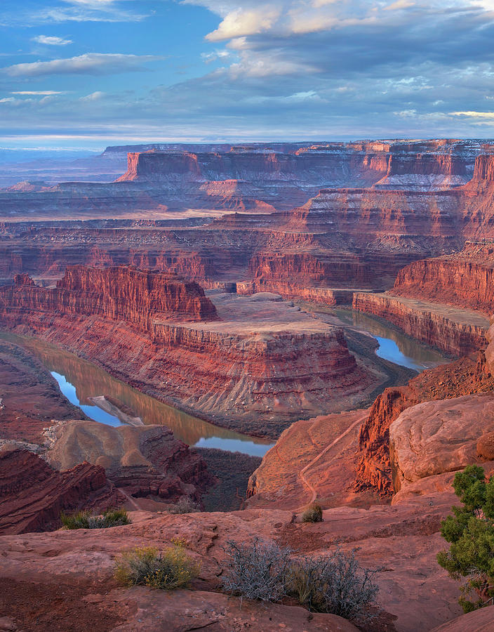 Colorado River From Deadhorse Point, Canyonlands National Park, Utah #1 Photograph by Tim Fitzharris