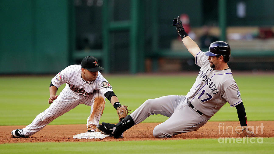 Colorado Rockies V Houston Astros Photograph by Bob Levey Colorado Rockies V Houston Astros Photograph by Bob Levey