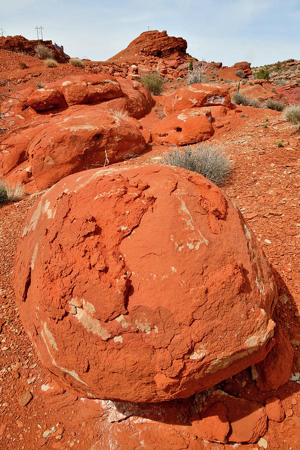Colorful Boulders along Utah Highway 191 #1 Photograph by Ray Mathis