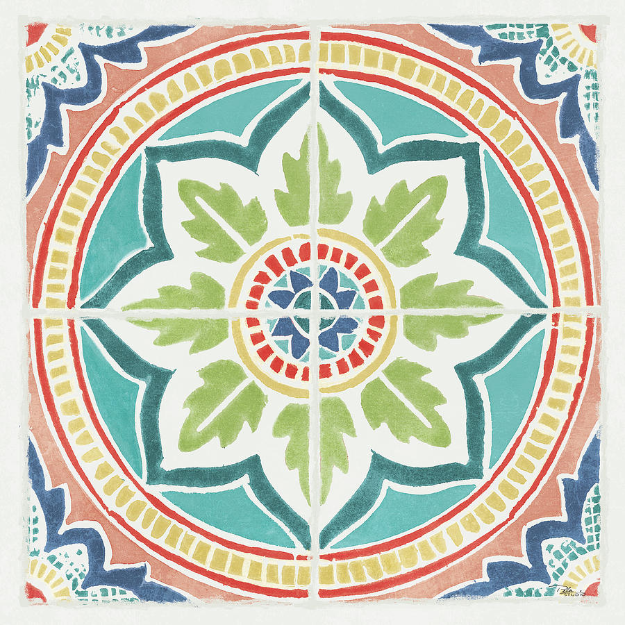 Colorful Journey Xi #1 Painting by Pela Studio Colorful Journey Xi #1 Painting by Pela Studio