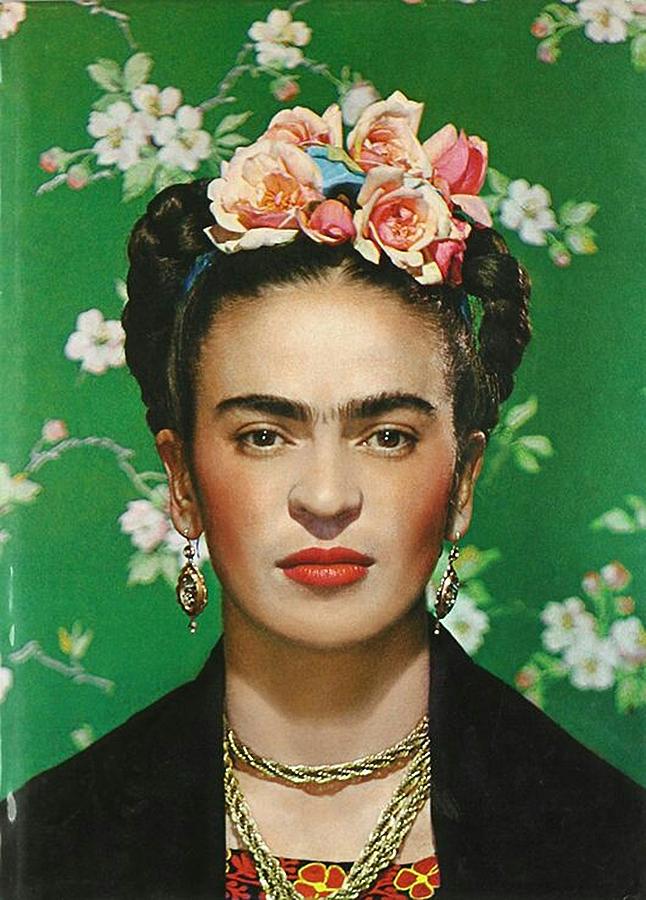 Colourful Frida kahlo Portrait for Vogue Photograph by Arty Fame ...