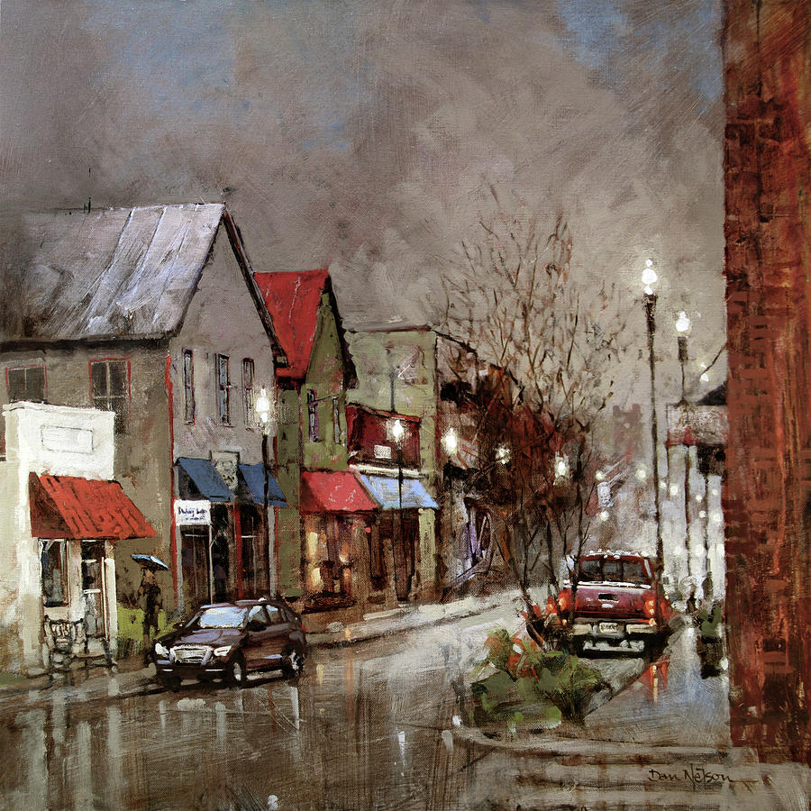 Columbia Rain Painting