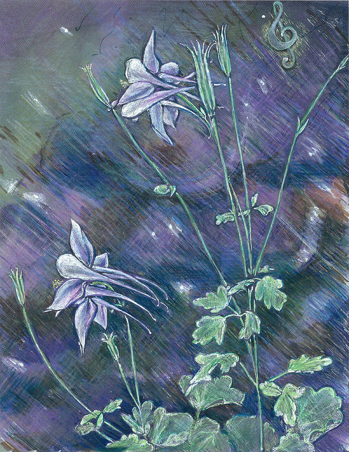 Columbine Song #1 Painting by Jeremy Robinson