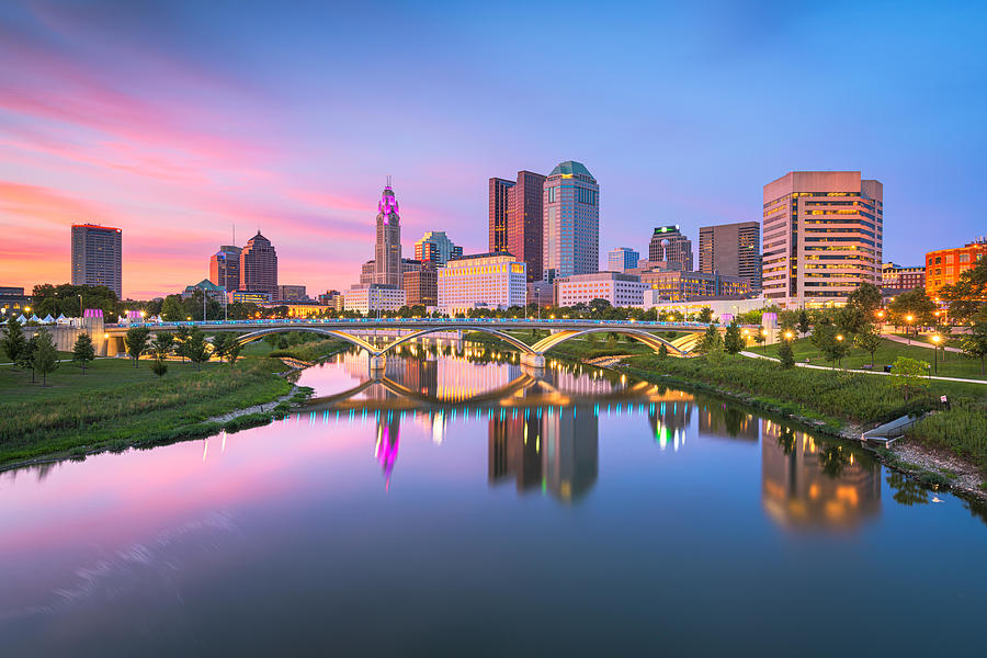 Columbus, Ohio, Usa Skyline Photograph by Sean Pavone - Fine Art America