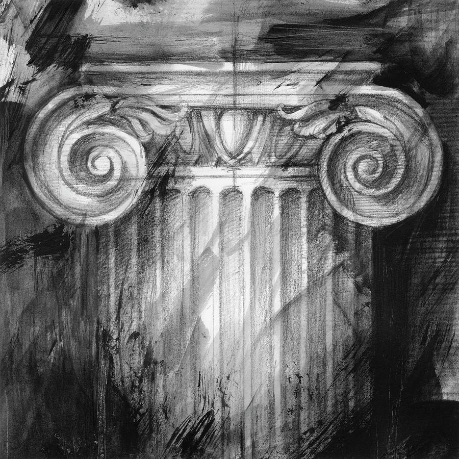 Architecture Painting - Column Study II #1 by Ethan Harper
