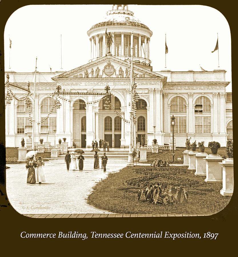 Commerce Building, Tennessee Centennial Exposition, 1897 #1 Photograph by A Macarthur Gurmankin