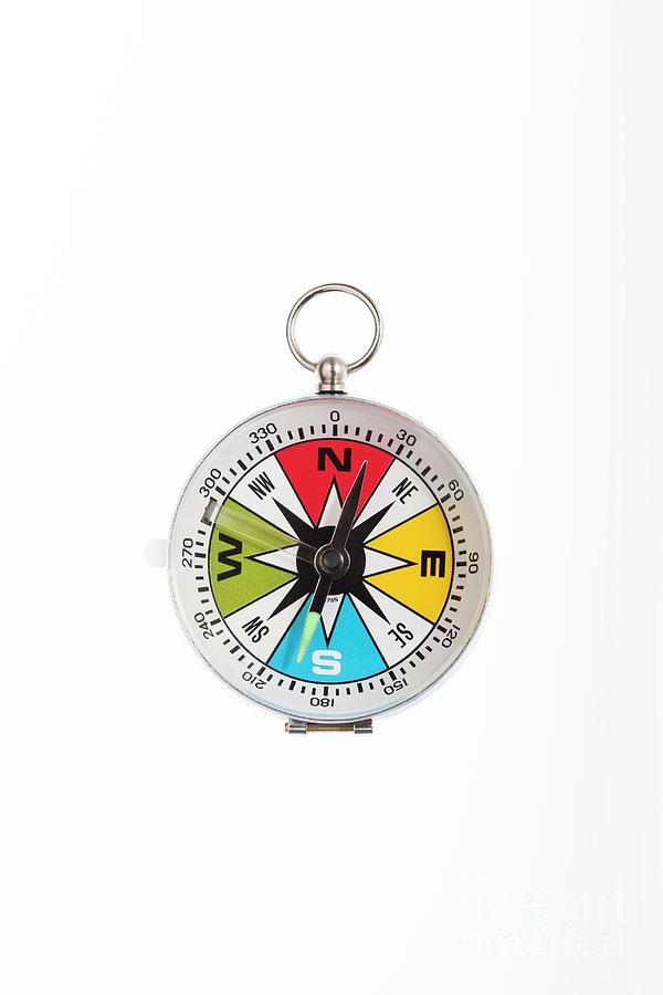 Compass With Needle Pointing North #1 Photograph by Cristina Pedrazzini/science Photo Library