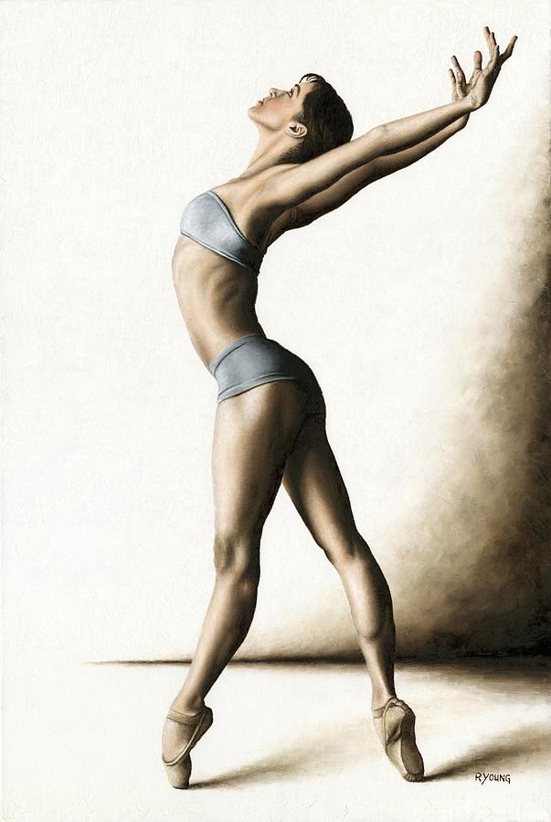 Dancer Painting - Composure #1 by Richard Young