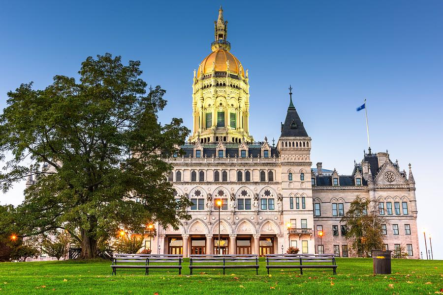 Architecture Photograph - Connecticut State Capitol In Hartford #1 by Sean Pavone