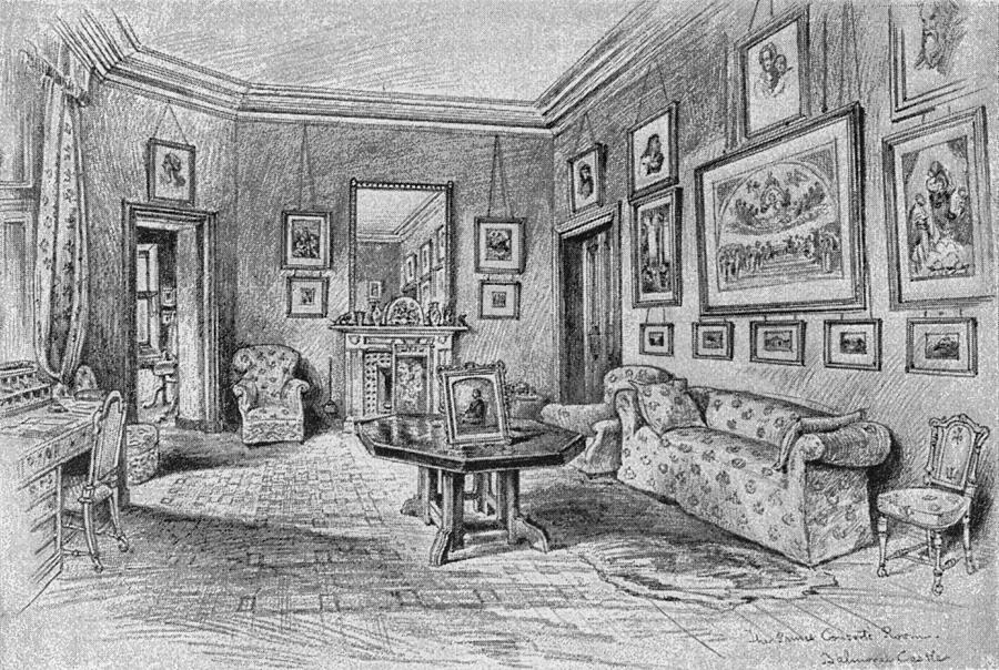Consorts Sitting Room Photograph by Hulton Archive