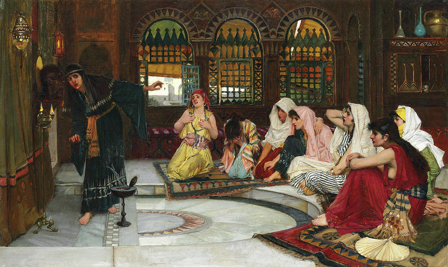 John William Waterhouse Painting - Consulting the Oracle #1 by John William Waterhouse