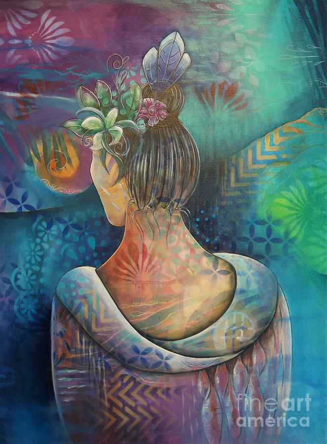 Contemplation #1 Painting by Reina Cottier
