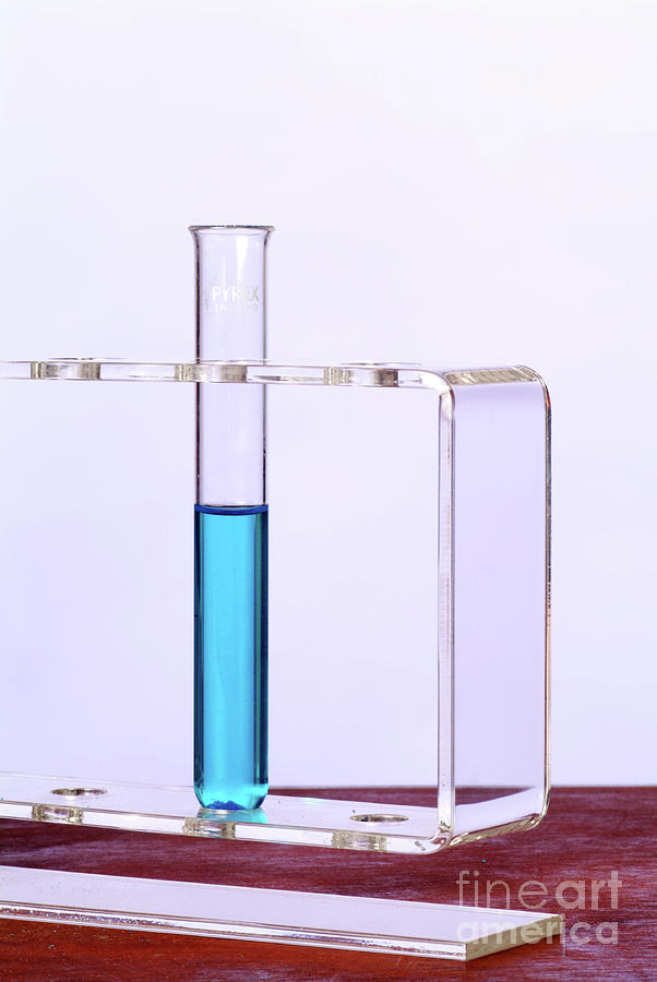 Copper Sulphate Solution #1 Photograph by Martyn F. Chillmaid/science Photo Library