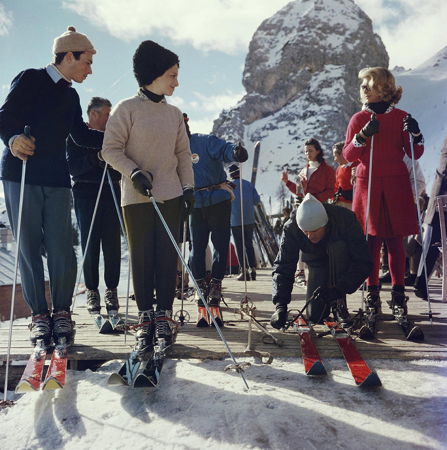 Sports Photograph - Cortina Dampezzo by Slim Aarons