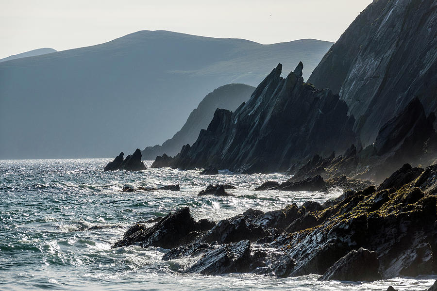 Coumeenoole Bay On The Dingle Peninsula, County Kerry, Ireland #1 Photograph by Konrad Wothe