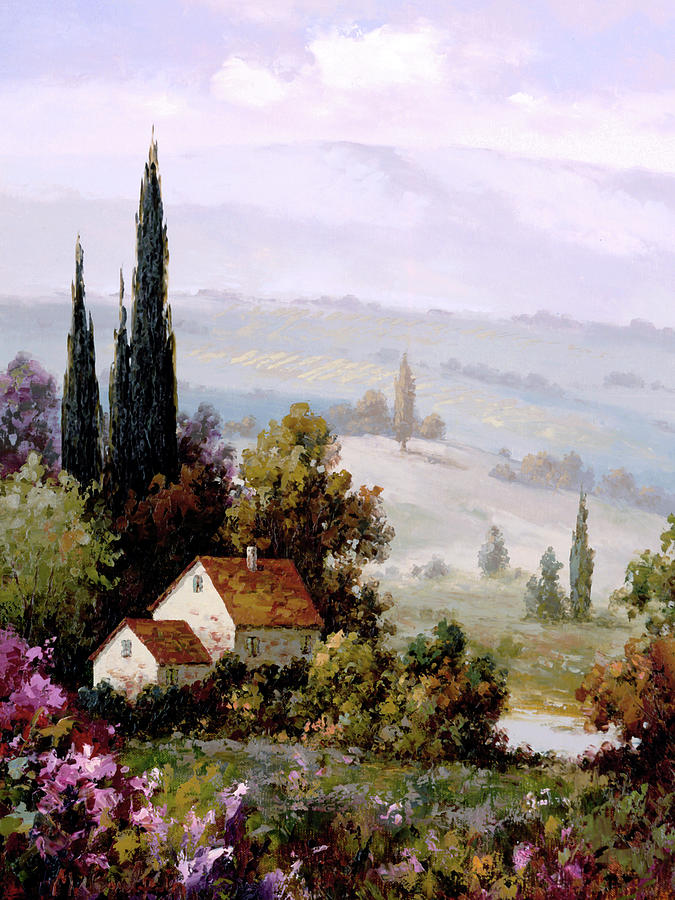 Landscape Painting - Country Comfort II #1 by Charles Gaul