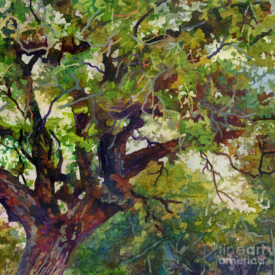 Country Lane - Oak Tree Painting